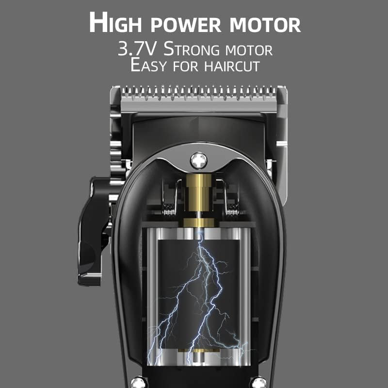 Haokry Professional Hair Clippers for Men - Cordless & Corded Barber Clippers with Rechargeable Beard Trimmer, 3 Speed Modes - görsel 9