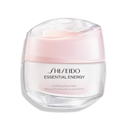 Shiseido Essential Energy Hydrating Day Cream with SPF 20 - 24-Hour Moisture & Pore-Refining - Hyaluronic Acid - All Skin Types - 50 mL Avelisse