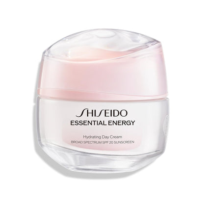 Shiseido Essential Energy Hydrating Day Cream with SPF 20 - 24-Hour Moisture & Pore-Refining - Hyaluronic Acid - All Skin Types - 50 mL Avelisse