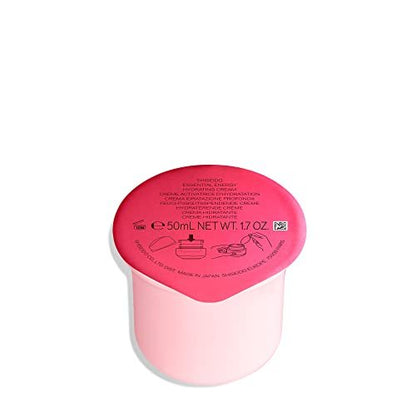 Shiseido Essential Energy Hydrating Cream Refill - 50 mL - Visibly Reduces Pores & Fine Lines - Hyaluronic Acid - 24-Hour Hydration - Vegan - All Skin Types Avelisse