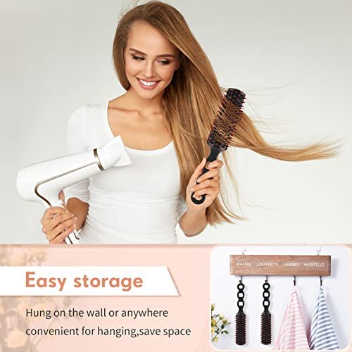 60-Pack Bulk Disposable Hair Brushes for Homeless Shelters, Hotels, Nursing Homes, Charity - Anti-Static Bristles, 7.5 x 1.4 Inch, Black Avelisse