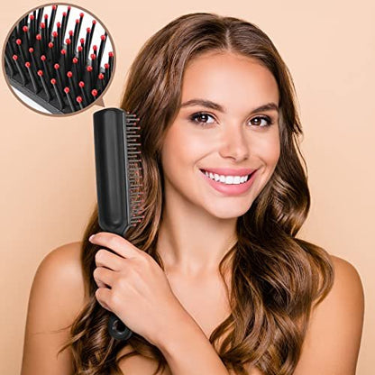 60-Pack Bulk Disposable Hair Brushes for Homeless Shelters, Hotels, Nursing Homes, Charity - Anti-Static Bristles, 7.5 x 1.4 Inch, Black Avelisse