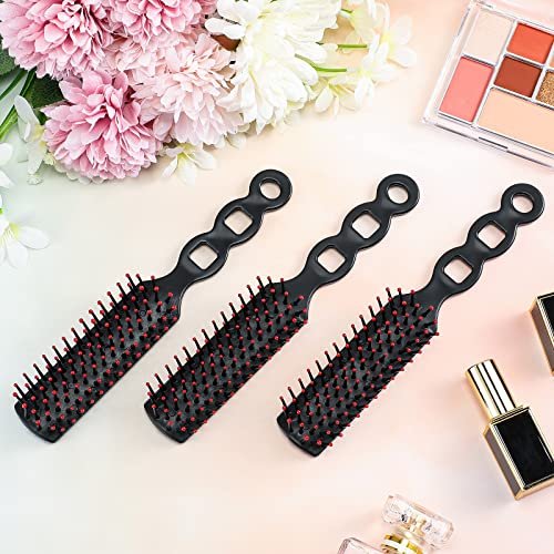 60-Pack Bulk Disposable Hair Brushes for Homeless Shelters, Hotels, Nursing Homes, Charity - Anti-Static Bristles, 7.5 x 1.4 Inch, Black Avelisse