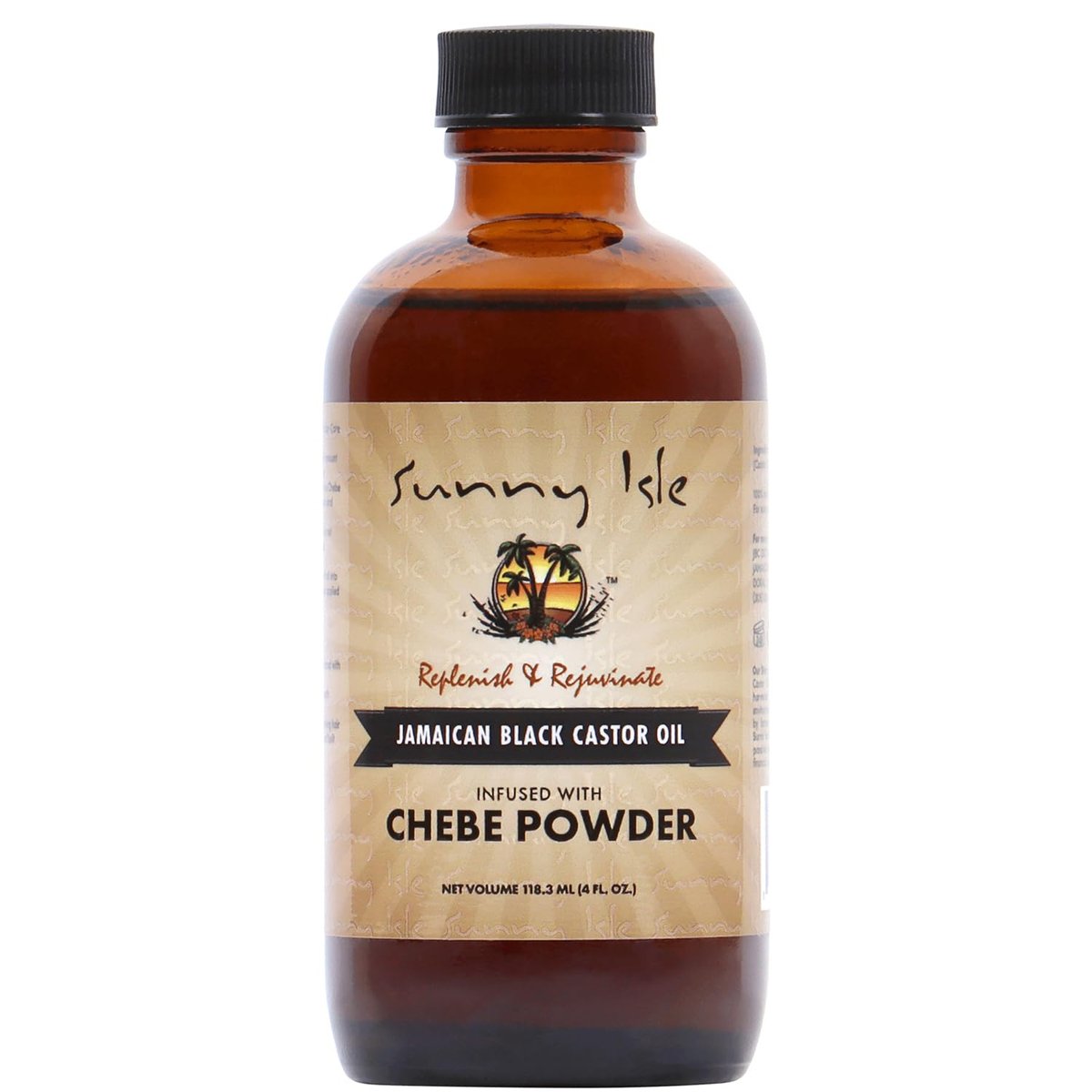 Sunny Isle Jamaican Black Castor Oil with Chebe Powder - 4 oz for Hair Growth & Moisture - görsel 1