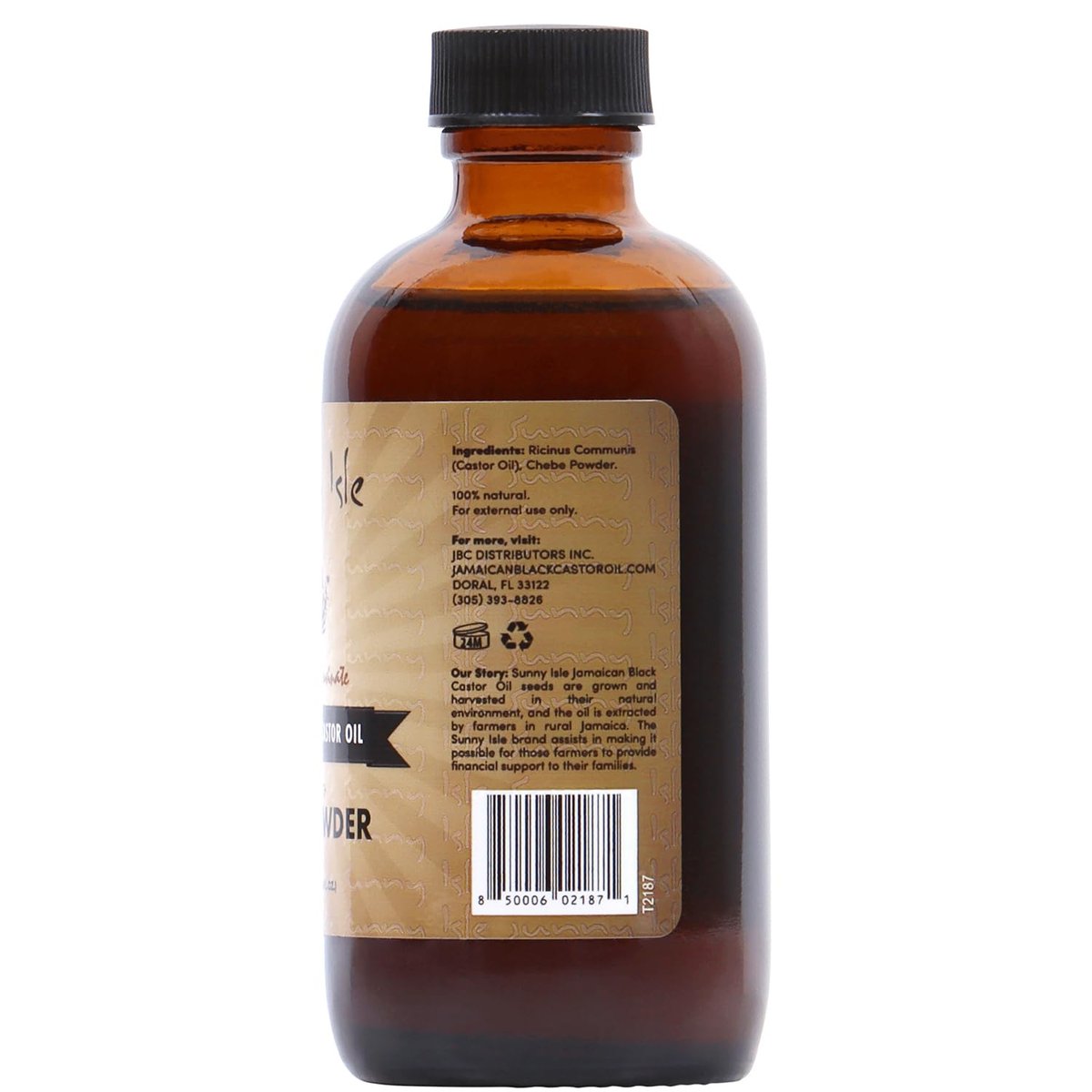 Sunny Isle Jamaican Black Castor Oil with Chebe Powder - 4 oz for Hair Growth & Moisture - görsel 15