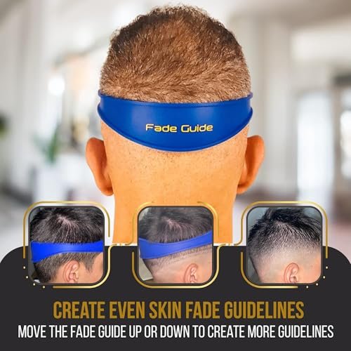 Hands-Free Fade Guide for Men – Silicone Haircut Template for Clippers | Neckline Shaver Guide | DIY Self Haircut Tool Avelisse