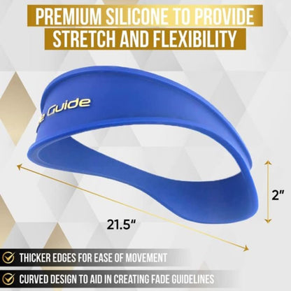 Hands-Free Fade Guide for Men – Silicone Haircut Template for Clippers | Neckline Shaver Guide | DIY Self Haircut Tool Avelisse