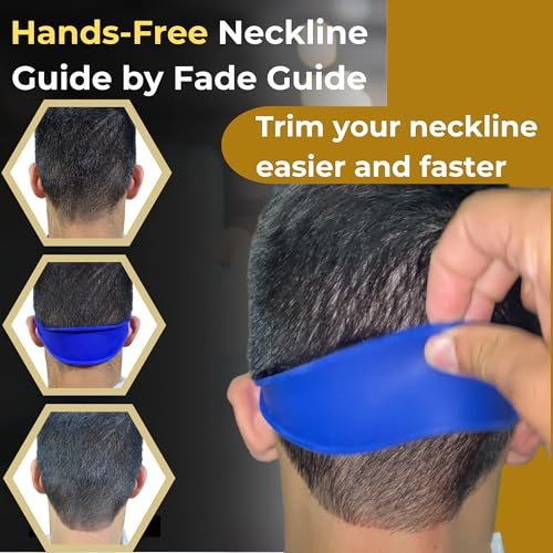 Hands-Free Fade Guide for Men – Silicone Haircut Template for Clippers | Neckline Shaver Guide | DIY Self Haircut Tool Avelisse