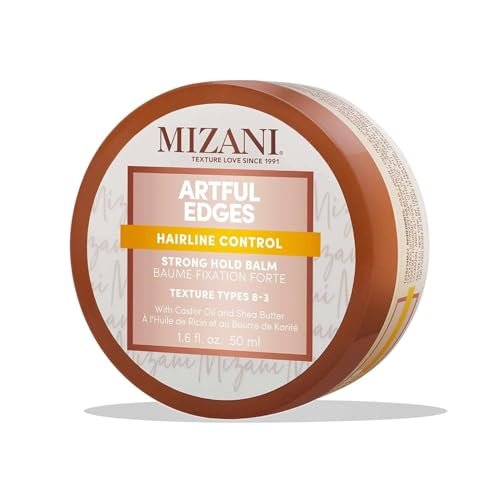 Mizani Artful Edges Edge Control Gel – Flake-Free Strong Hold with Castor Oil & Shea Butter, 1.6 Fl Oz Avelisse