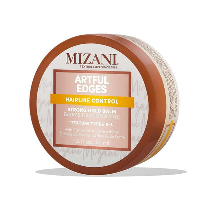 Mizani Artful Edges Edge Control Gel – Flake-Free Strong Hold with Castor Oil & Shea Butter, 1.6 Fl Oz Avelisse