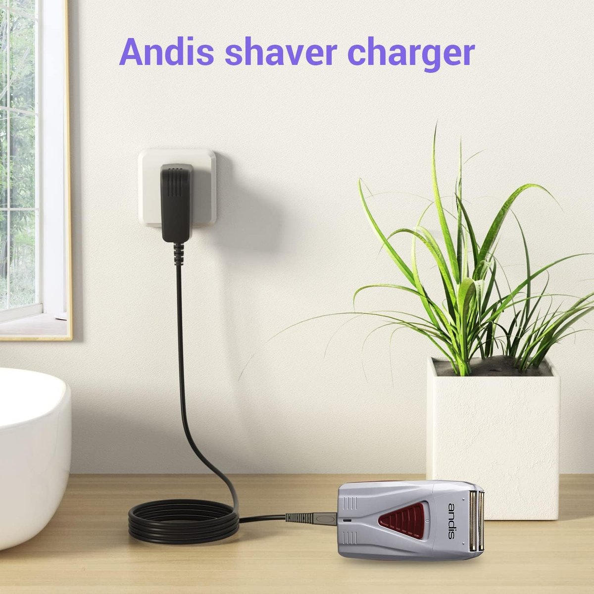 5V 1A Replacement Charger Adapter for Andis Shaver - Compatible with 17150, 17165, TS-1, TS-2 Foil Shavers - görsel 13