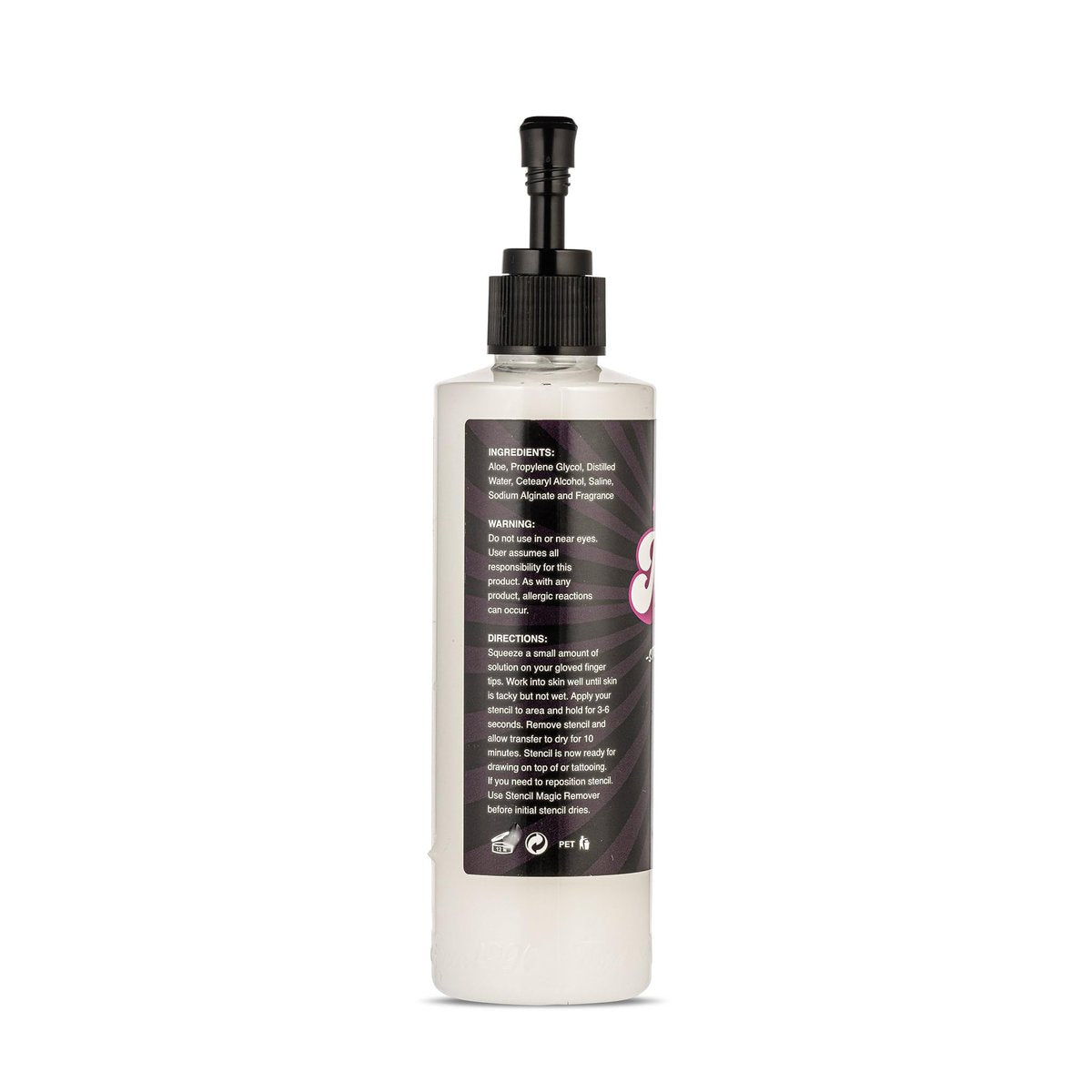 Dynamic Color Co Stencil Magic Tattoo Stencil Transfer Gel - 8 oz, Long Lasting, No Smear, Fast Drying, Safe & Non-Toxic Avelisse
