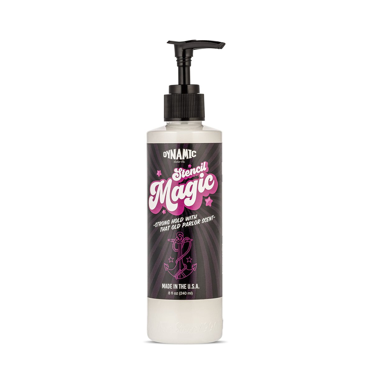 Dynamic Color Co Stencil Magic Tattoo Stencil Transfer Gel - 8 oz, Long Lasting, No Smear, Fast Drying, Safe & Non-Toxic Avelisse