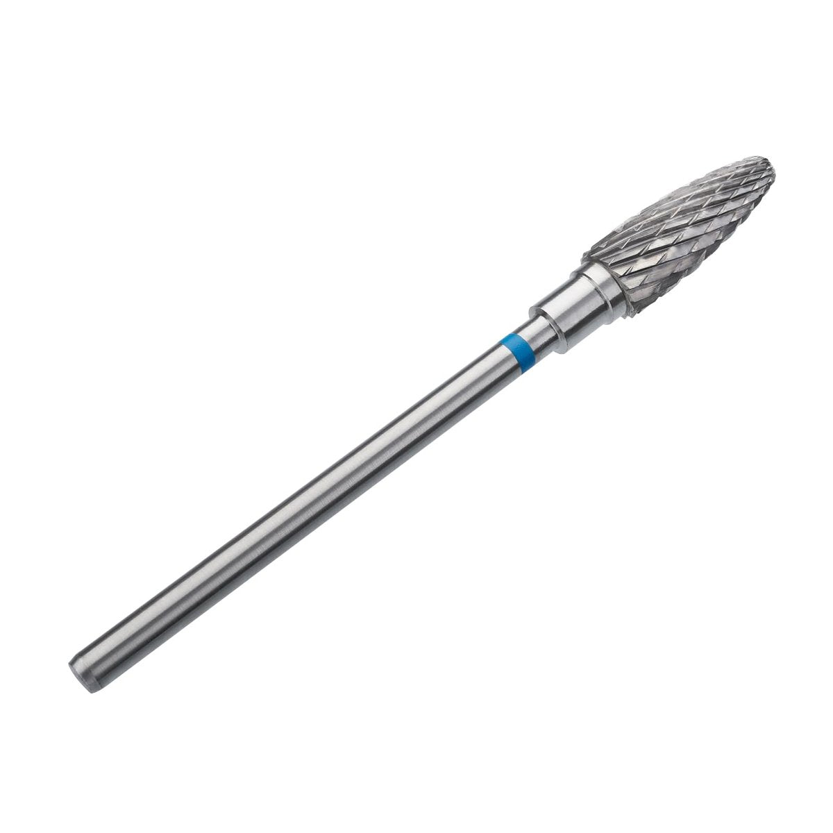 STALEKS PRO Expert Carbide Nail Drill Bit - Corn Shape, Blue, 5mm Head / 13mm WP, Medium Hardness for Artificial Nail Correction & Gel Polish Removal - görsel 1