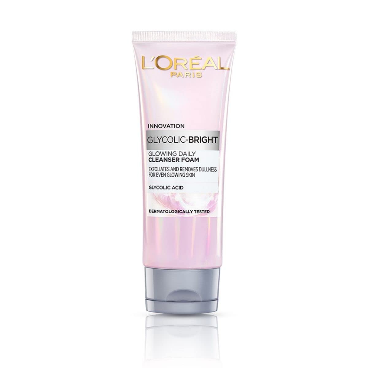 L'Oreal Paris Glycolic Bright Daily Foaming Face Cleanser, 3.38 Fl Oz – Glycolic Acid Face Wash for Dull Skin, Daily Glowing Facial Cleanser Avelisse