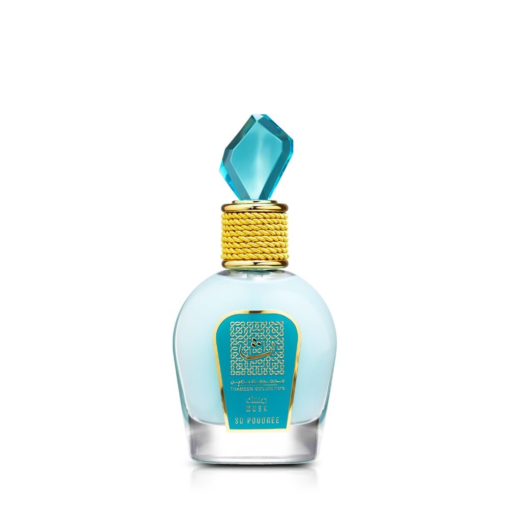 Lattafa Thameen Collection So Poudree – Powdery, Floral, Woody Eau de Parfum for Women, 3.4 oz (100 ml) - görsel 1
