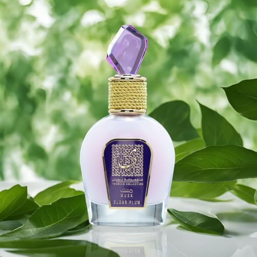 Lattafa Thameen Collection Sugar Plum – Fruity, Floral, Musky, Amber Eau de Parfum for Women, 3.4 oz (100 ml) - görsel 4