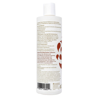 Purezero Flaxseed Oil & Shea Butter Shampoo and Conditioner Set - Curl Care - For Curly Hair Detangle & Defrizz - Zero Sulfates/Parabens/Dyes - 100% Vegan & Cruelty Free - Great For Color Treated Hair - 24 oz Each Avelisse