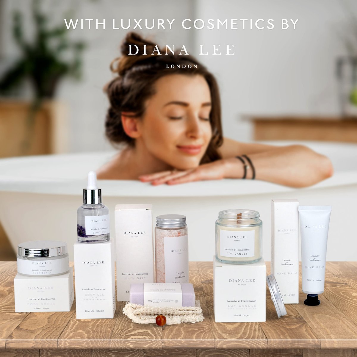 Luxury Spa Gift Basket for Women - 10 Relaxing Lavender Self Care Kit | Jasmyn & Greene Avelisse