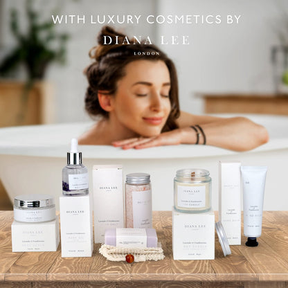Luxury Spa Gift Basket for Women - 10 Relaxing Lavender Self Care Kit | Jasmyn & Greene Avelisse