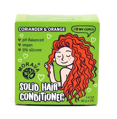 Morava Conditioner Bar for Curly Hair – Marshmallow Root, Shea & Cocoa Deep Conditioner, Vitamin B5, Silicone-Free, Sustainable 1.4 oz - görsel 2