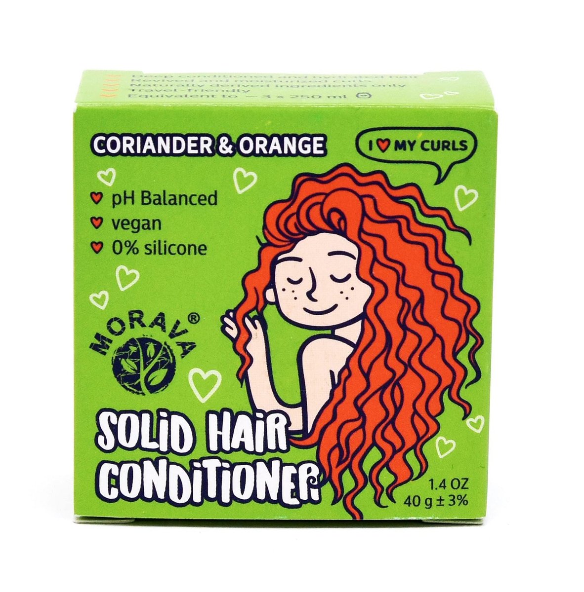 Morava Conditioner Bar for Curly Hair – Marshmallow Root, Shea & Cocoa Deep Conditioner, Vitamin B5, Silicone-Free, Sustainable 1.4 oz - görsel 1
