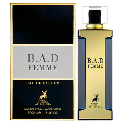 B.A.D by Maison Alhambra for Women - 3.4 oz Eau de Parfum Spray