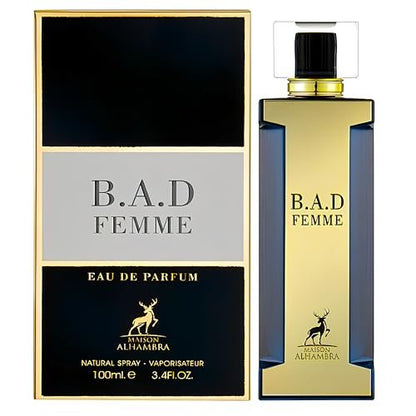 B.A.D by Maison Alhambra for Women - 3.4 oz Eau de Parfum Spray