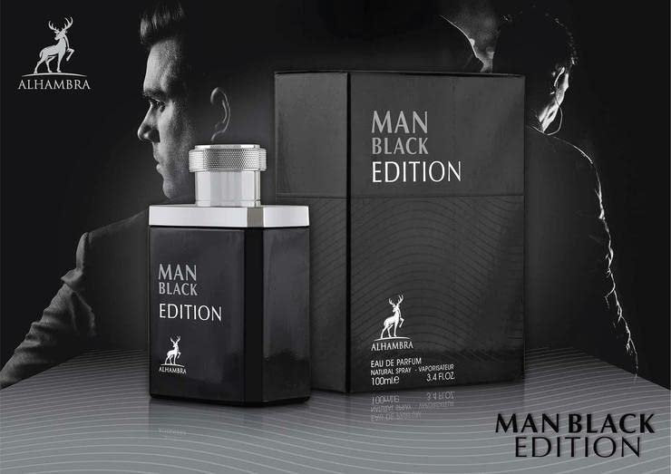 Maison Alhambra Alhambra Man Black Edition 3.4 Fl Oz Eau de Parfum Spray Avelisse