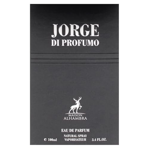 Jorge Di Profumo by Maison Alhambra for Men - 3.4 oz Eau de Parfum Spray Avelisse