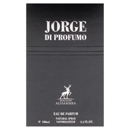 Jorge Di Profumo by Maison Alhambra for Men - 3.4 oz Eau de Parfum Spray Avelisse