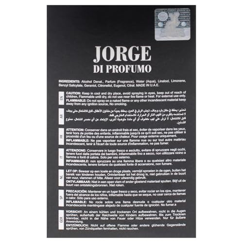 Jorge Di Profumo by Maison Alhambra for Men - 3.4 oz Eau de Parfum Spray Avelisse
