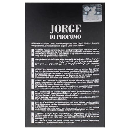 Jorge Di Profumo by Maison Alhambra for Men - 3.4 oz Eau de Parfum Spray Avelisse