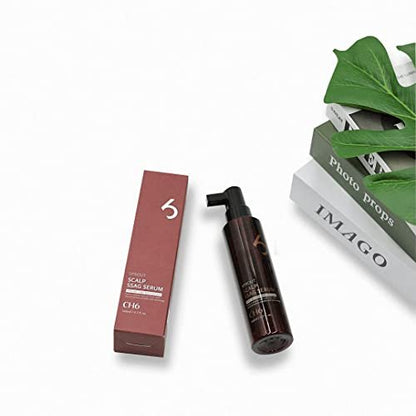 CH6 Scalp Ssag Serum Red Edition – Hair Regrowth & Thinning Recovery with Antioxidant Sprout Extracts, 140ml Avelisse