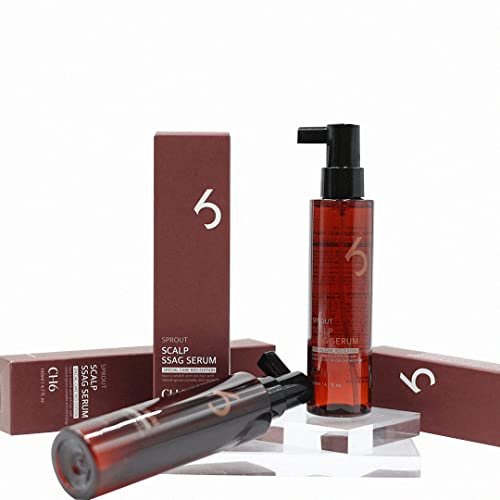CH6 Scalp Ssag Serum Red Edition – Hair Regrowth & Thinning Recovery with Antioxidant Sprout Extracts, 140ml Avelisse
