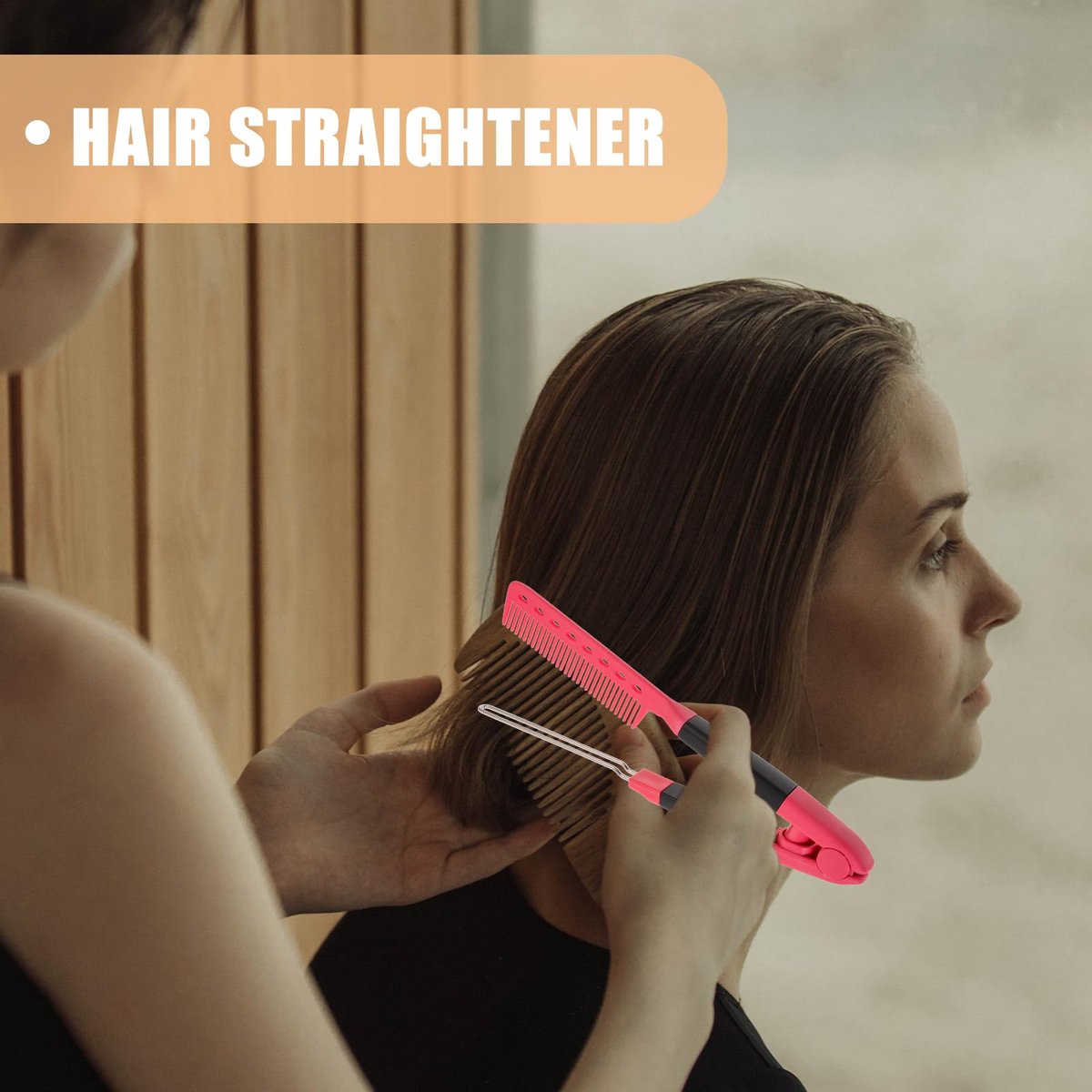 FOMIYES Detangling Hairbrush - Rosy Professional Hair Straightening Comb for Smooth, Frizz-Free Tresses - görsel 13