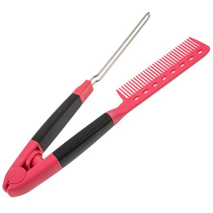 FOMIYES Detangling Hairbrush - Rosy Professional Hair Straightening Comb for Smooth, Frizz-Free Tresses