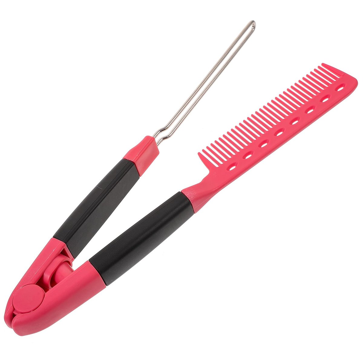 FOMIYES Detangling Hairbrush - Rosy Professional Hair Straightening Comb for Smooth, Frizz-Free Tresses - görsel 1