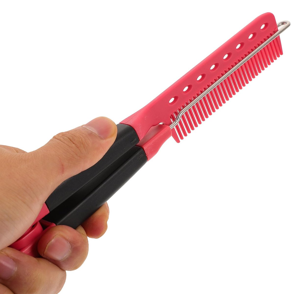 FOMIYES Detangling Hairbrush - Rosy Professional Hair Straightening Comb for Smooth, Frizz-Free Tresses - görsel 15