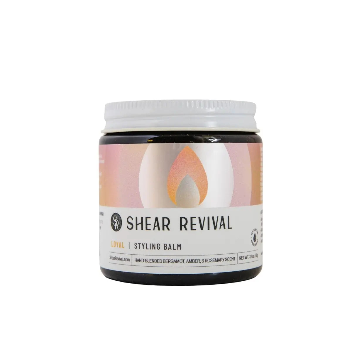 Shear Revival Loyal Styling Balm Pomade – Light Hold, Natural Finish, 99% Natural Ingredients, Bergamot & Amber Scent, 3.4 oz Avelisse