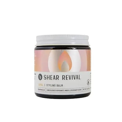 Shear Revival Loyal Styling Balm Pomade – Light Hold, Natural Finish, 99% Natural Ingredients, Bergamot & Amber Scent, 3.4 oz Avelisse