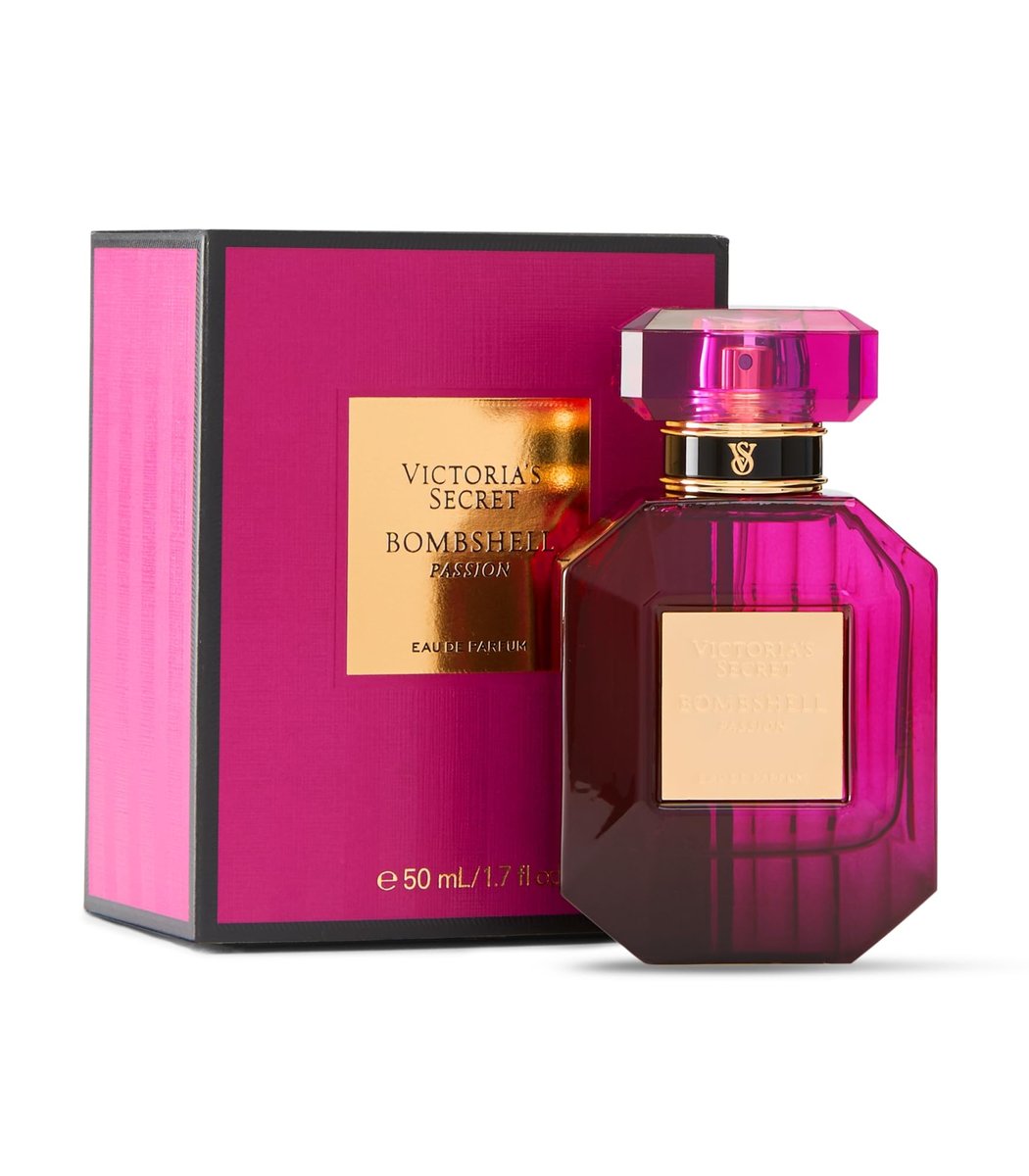 Victoria's Secret Bombshell Passion Eau de Parfum for Women, 1.7 oz - Notes of Sparkling Cassis, Queen Peony & Fuchsia Rose Avelisse
