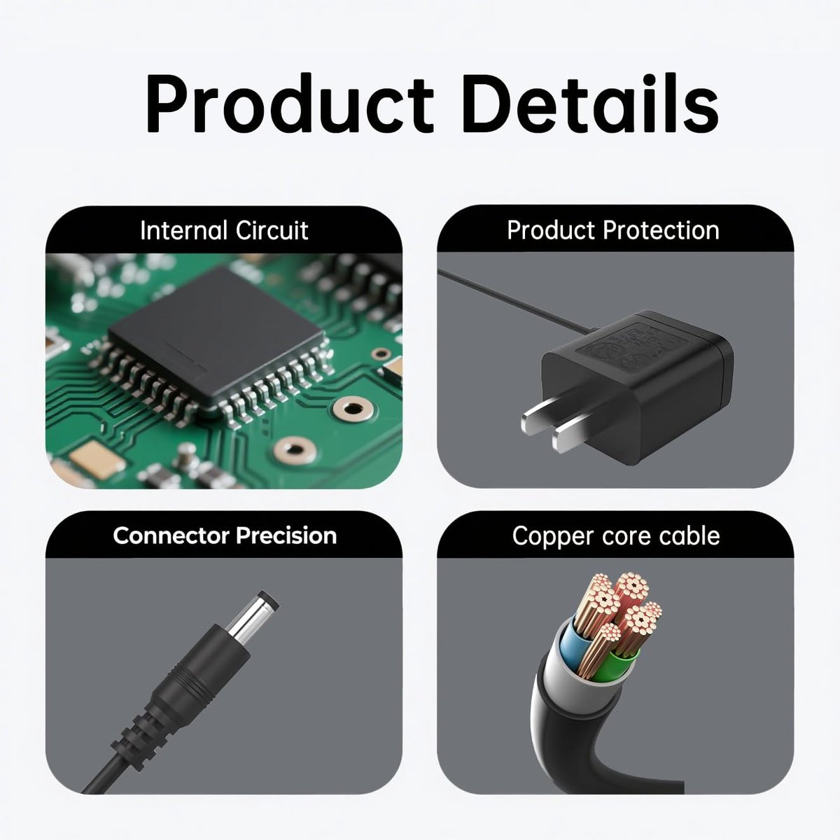 8V 100mA Replacement Power Cord Compatible with Philips Norelco HQ840 Shaver & Multigroom Trimmer 3000 Series - görsel 7