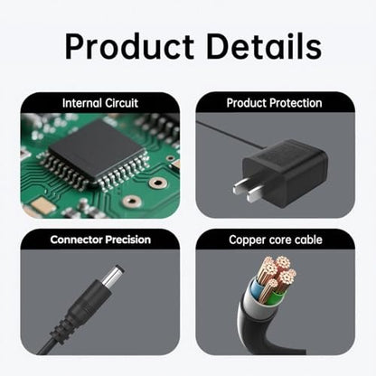 8V 100mA Replacement Power Cord Compatible with Philips Norelco HQ840 Shaver & Multigroom Trimmer 3000 Series
