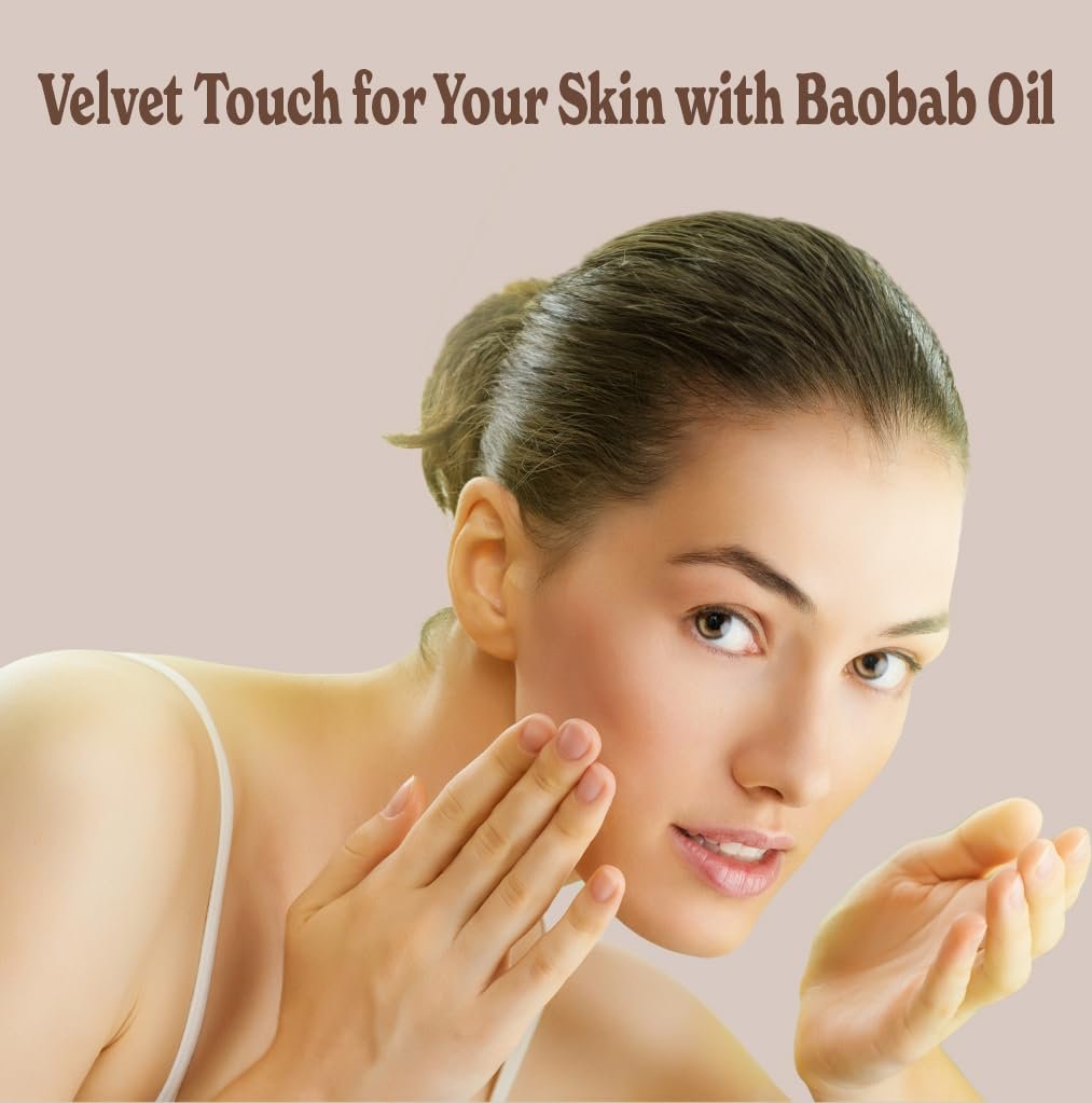 Natural Born Oils 4oz Baobab Oil – 100% Pure, Organic, Cold-Pressed, Unrefined, Non-Comedogenic Face & Body Moisturizer with Pump & Dropper - görsel 15