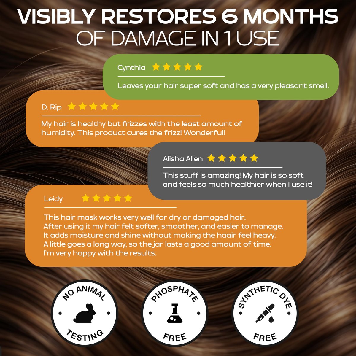 Keratin Hair Mask for Dry, Damaged or Long Hair - Deep Conditioner Masque with Protein, Coconut, Jojoba & Avocado Oil – Collagen Treatment for Hair Growth & Hydration, Split Ends Repair, Color-Safe Avelisse