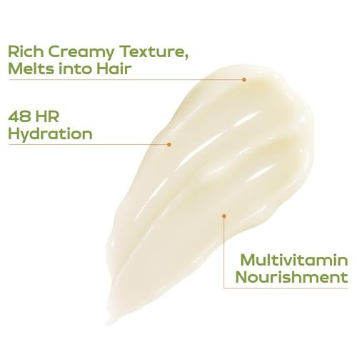 Keratin Hair Mask for Dry, Damaged or Long Hair - Deep Conditioner Masque with Protein, Coconut, Jojoba & Avocado Oil – Collagen Treatment for Hair Growth & Hydration, Split Ends Repair, Color-Safe Avelisse