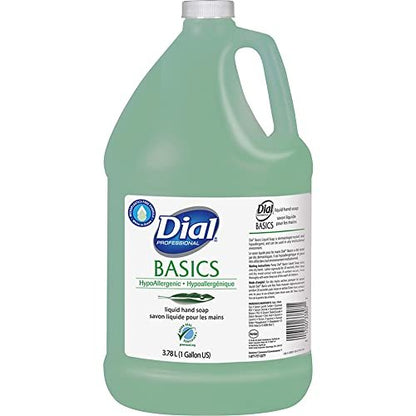 Dial Professional Basics MP Free Liquid Hand Soap, Honeysuckle, 128 Fl Oz Refill Bottle Avelisse