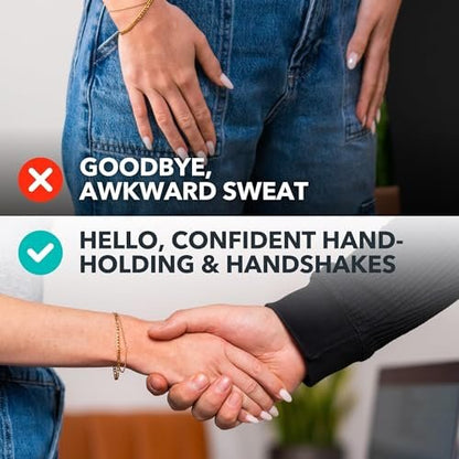 SweatBlock Antiperspirant Hand Lotion – Quick-Dry Hyperhidrosis Treatment for Sweaty Palms, 1.69 fl oz Travel Size, Dermatologist Tested, Non-Irritating for Men and Women Avelisse