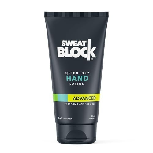 SweatBlock Antiperspirant Hand Lotion – Quick-Dry Hyperhidrosis Treatment for Sweaty Palms, 1.69 fl oz Travel Size, Dermatologist Tested, Non-Irritating for Men and Women Avelisse